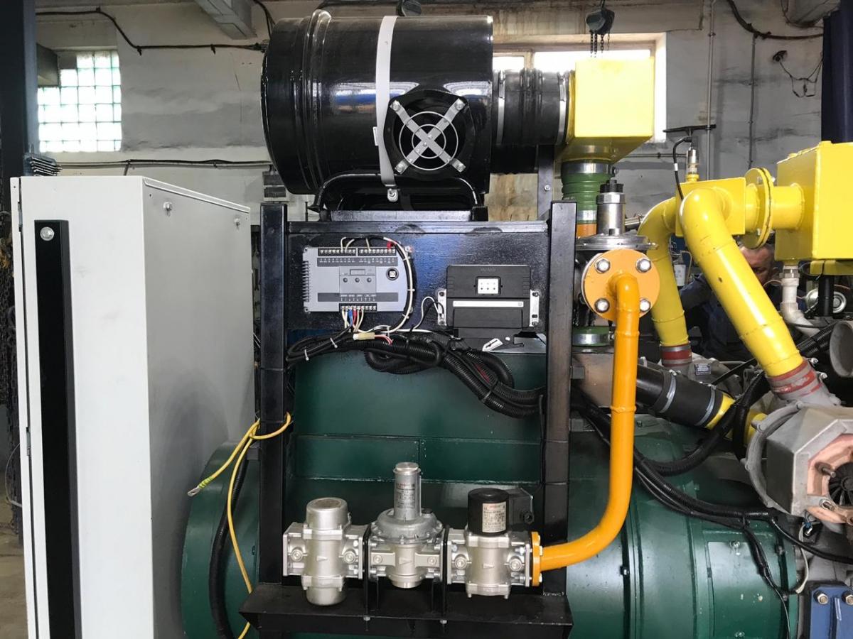 Газовые генераторы 1000 кВт открытого типа на базе двигателя ЯМЗ