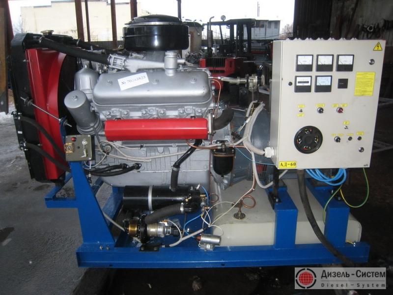 фото дизель-генератора АД60-Т400-РМ в открытом исполнении с ЯМЗ-236М2-48