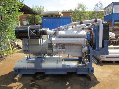 АД-250 на двигателе ЯМЗ-7514.10-03 открытого исполнения на раме