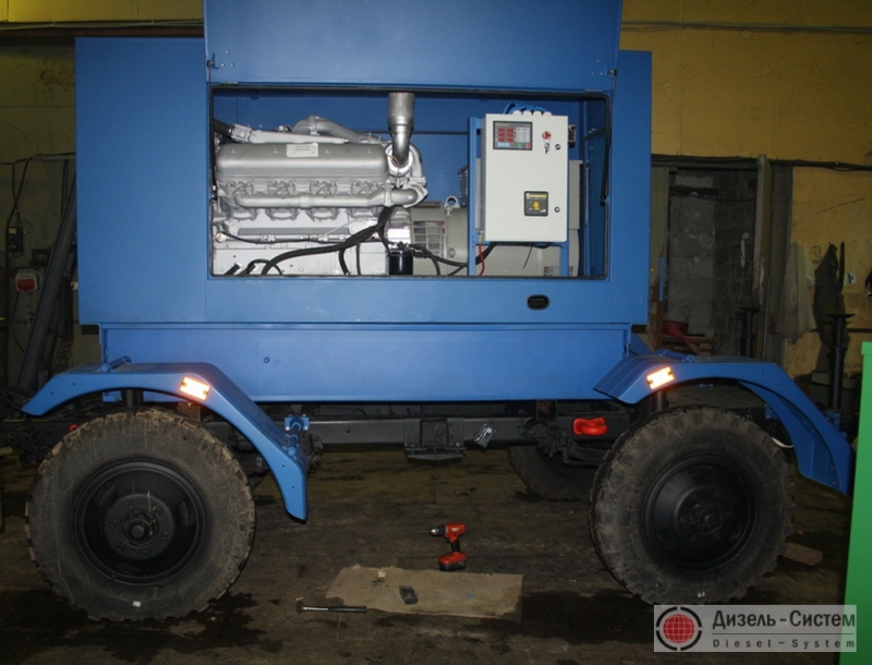 Дизель-генератор АД-200-Т400-1Р на шасси прицепа