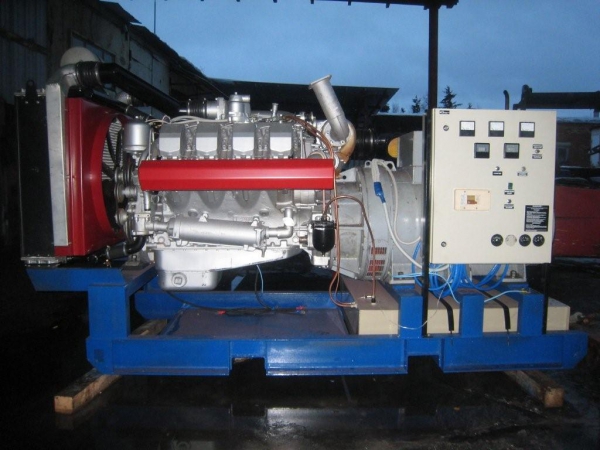 фото дизель-генератора АД250-Т400-РТ на раме с ТМЗ-8435.10