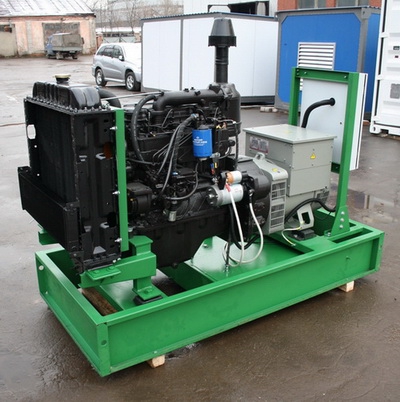 фото дизель-генератора АД20С-Т400-РМ в открытом исполнении с ММЗ Д-243