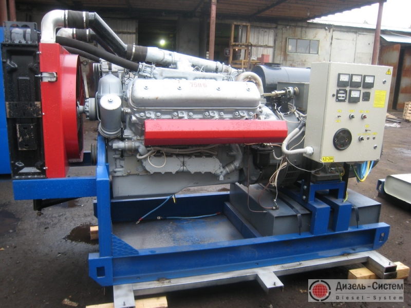 фото дизель-генератора АД200С-Т400-РМ в открытом исполнении с ЯМЗ-7514.10