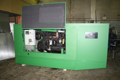 фото дизель-генератора АД100С-Т400-РМ в шумозащитном кожухе с ММЗ Д-266.4  