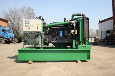 фото дизель-генератора АД100С-Т400-РМ в открытом исполнении с ММЗ Д-266.4