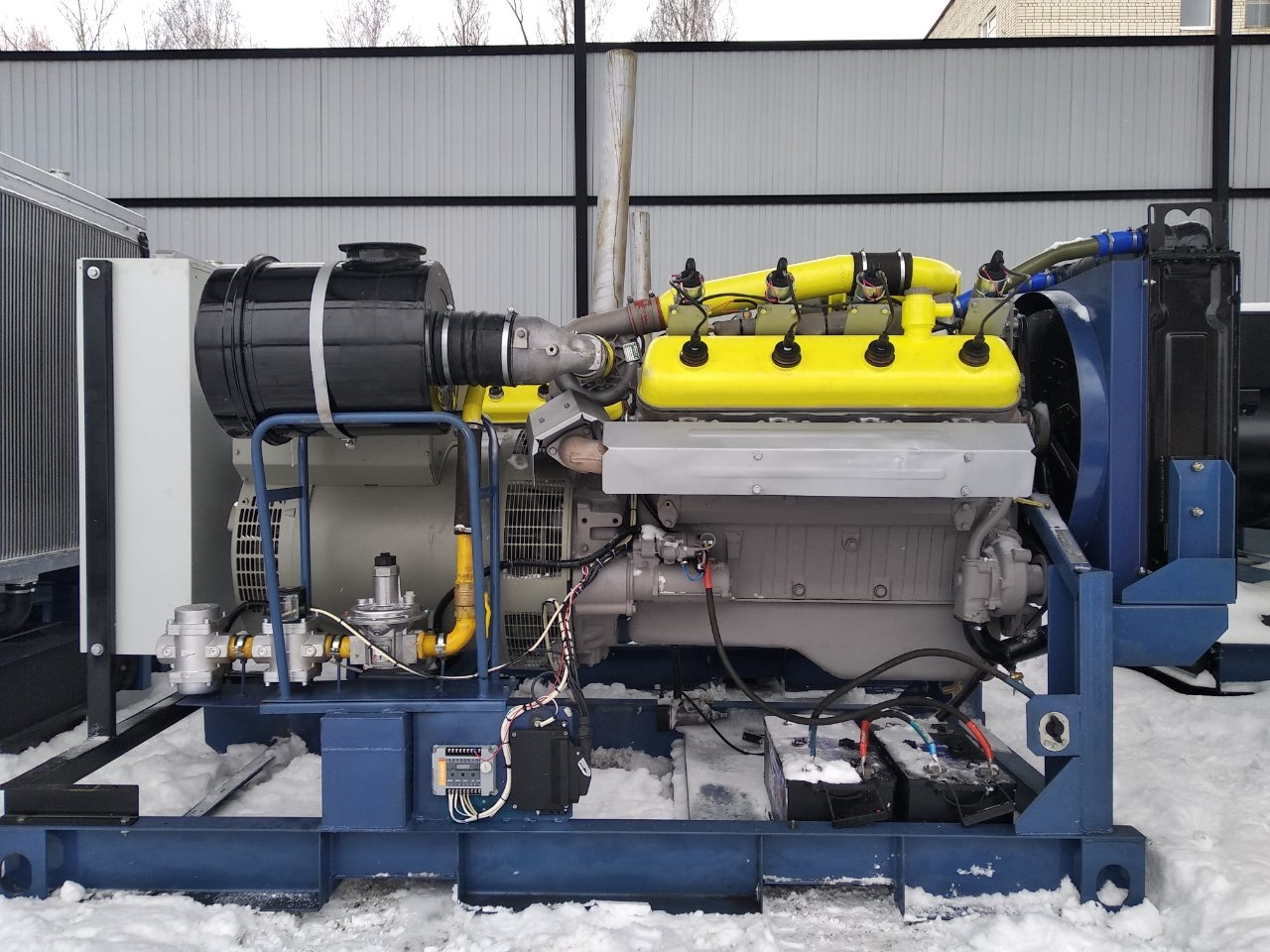 Газопоршневой генератор 150 кВт / 187,5 на базе ЯМЗ-238 с турбонаддувом Газопоршневой генератор 150 кВт / 187,5 на базе ЯМЗ-238 с турбонаддувом